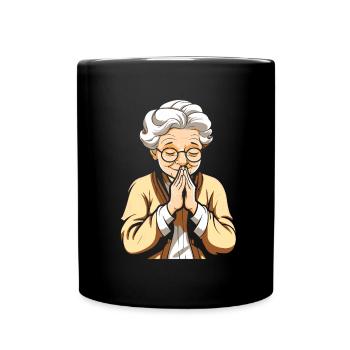 Christ Christentum Beten - Tasse einfarbig - Schwarz - Vorne