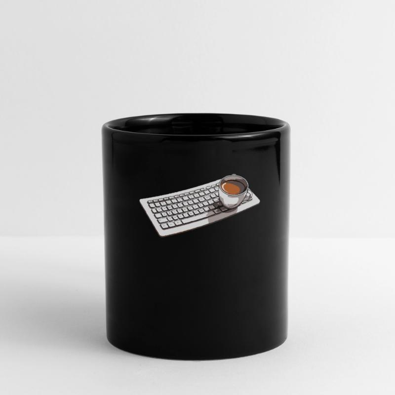 Entwickler Coder Programmierer Kaffee Tasse einfarbig