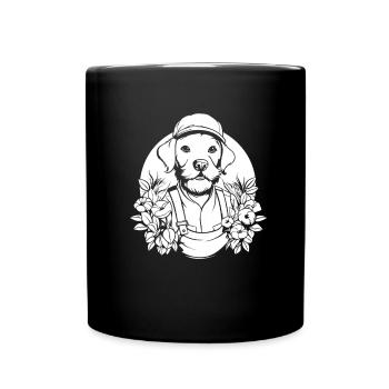 Hobby gardener garden - Full Colour Mug - black - Front