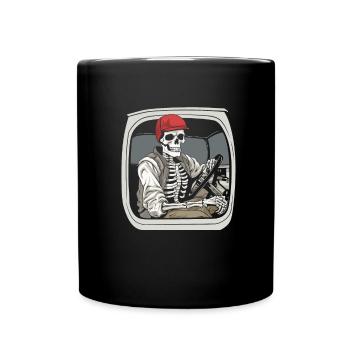 Truck Driver Trucker Truck Driver - Full Colour Mug - black - Front