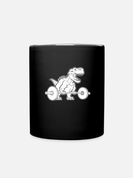 Trex T Rex Dino - Tasse einfarbig - Schwarz