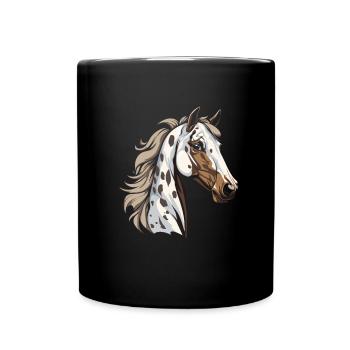 Sports équestres équestres à cheval - Mug uni - noir - Devant
