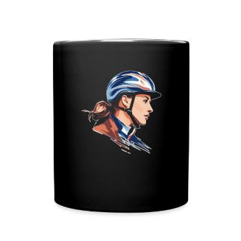 Horses - Full Colour Mug - black - Front