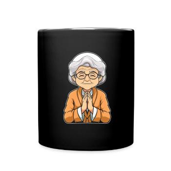 Christian Christianity Granny - Full Colour Mug - black - Front