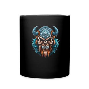 Viking Skull - Full Colour Mug - black - Front