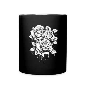 Rose Rouge Goth Cool - Mug uni - noir - Devant