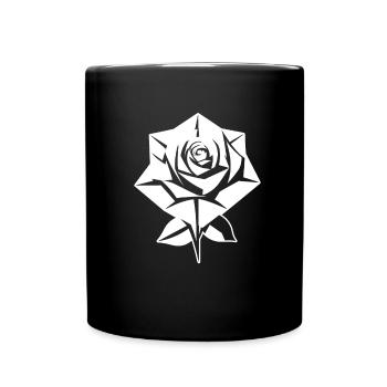 Rose rouge Goth - Mug uni - noir - Devant