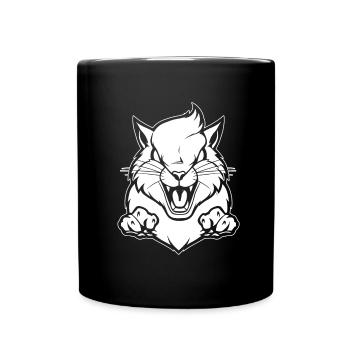 Squirrel Angry - Full Colour Mug - black - Front
