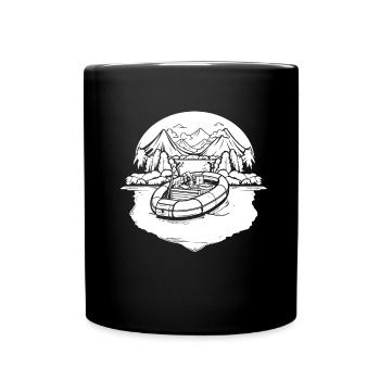 Rafting - Full Colour Mug - black - Front