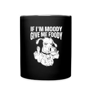 Cow Farmer Livestock Funny - Full Colour Mug - black - Front