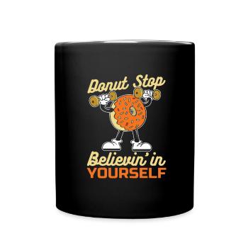 Donut Fitness Donut Gym - Mug uni - noir - Devant