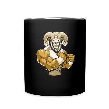 Moutons de remise en forme - Mug uni - noir - Devant
