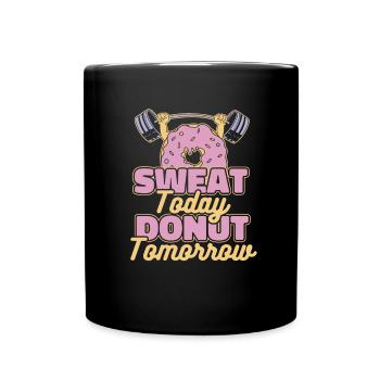 Donut Fitness Funny Donut Gym - Mug uni - noir - Devant