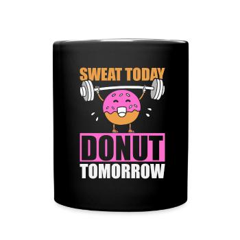 Donut Fitness Donut Gym - Mug uni - noir - Devant