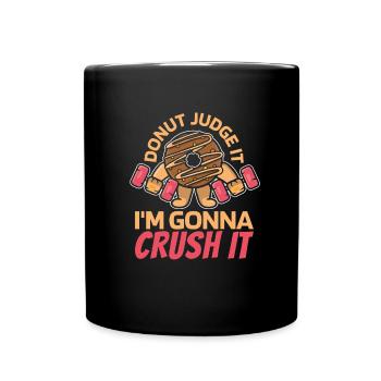 Donut Fitness Donut Gym - Mug uni - noir - Devant