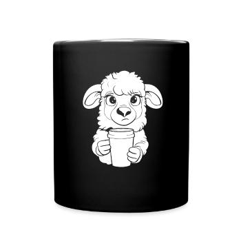 Sheep Coffee - Full Colour Mug - black - Front