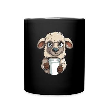 Sheep Coffee - Full Colour Mug - black - Front