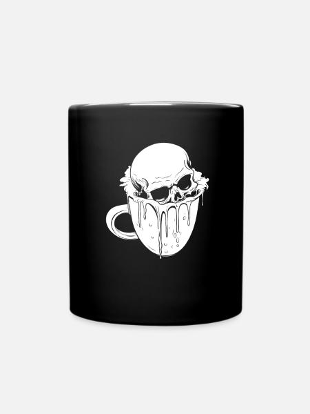 Café Café Crâne - Mug uni - noir
