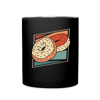 Beignet - Mug uni - noir - Devant