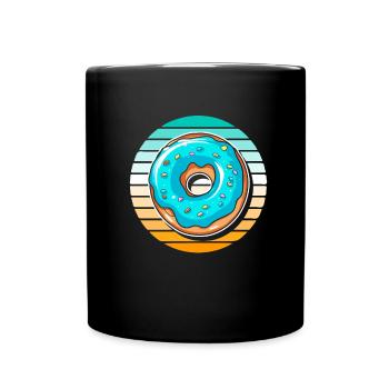 Doughnut - Full Colour Mug - black - Front
