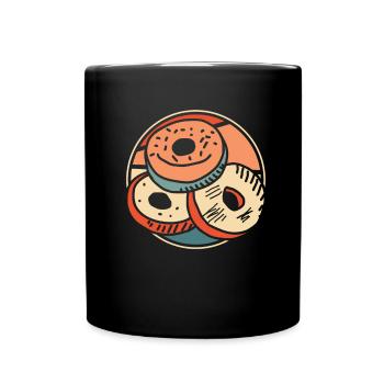 Doughnut - Full Colour Mug - black - Front