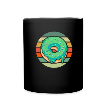 Doughnut - Full Colour Mug - black - Front