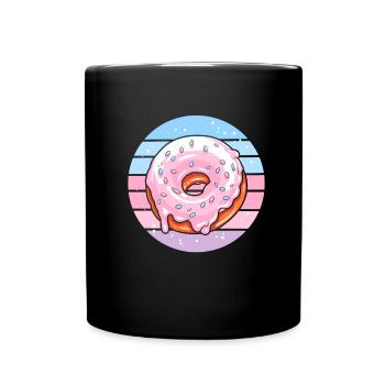 Doughnut - Full Colour Mug - black - Front