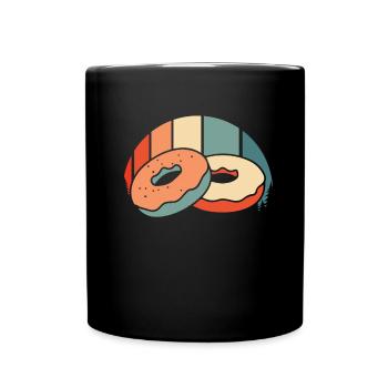 Doughnut - Full Colour Mug - black - Front
