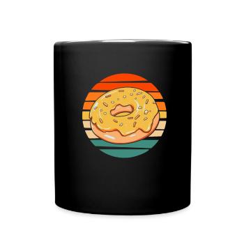 Doughnut - Full Colour Mug - black - Front