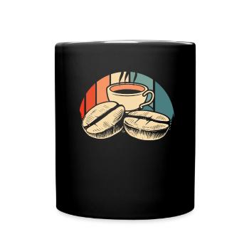 Coffee Cafe - Full Colour Mug - black - Front