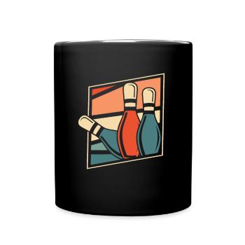 Bowling Bowlen Bowler - Mug uni - noir - Devant