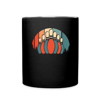 Bowling Bowlen Bowler - Mug uni - noir - Devant