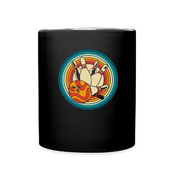 Bowling Bowlen Bowler - Mug uni - noir - Devant