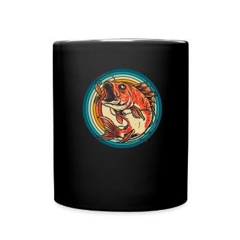 Angler Fishing - Full Colour Mug - black - Front