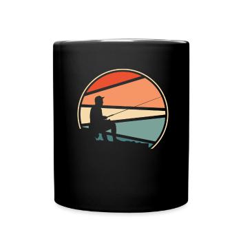 Angler Fishing - Full Colour Mug - black - Front