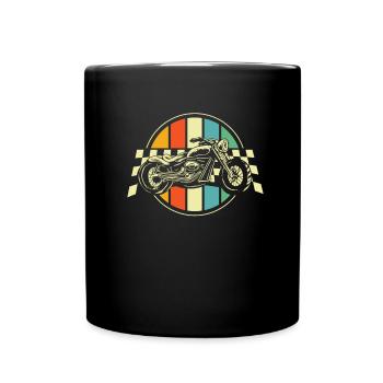 Moto Motard Motard - Mug uni - noir - Devant
