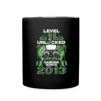 Jeux 11e anniversaire 11 ans de jeu - Mug uni - noir - Devant