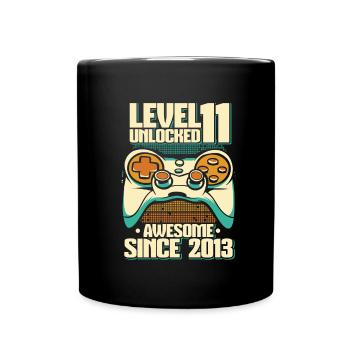 Jeux 11e anniversaire 11 ans de jeu - Mug uni - noir - Devant