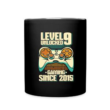 Jeux 9e anniversaire 9 ans Gamer - Mug uni - noir - Devant