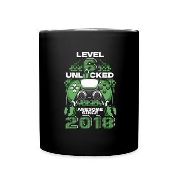 Gaming .6 Birthday 6 Years Gamer - Full Colour Mug - black - Front