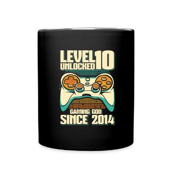 Gaming 10e anniversaire 10 ans Gamer - Mug uni - noir - Devant