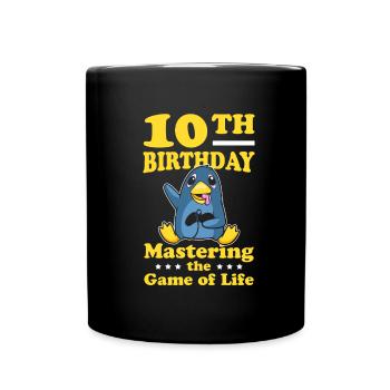 Gaming 10e anniversaire 10 ans Gamer - Mug uni - noir - Devant
