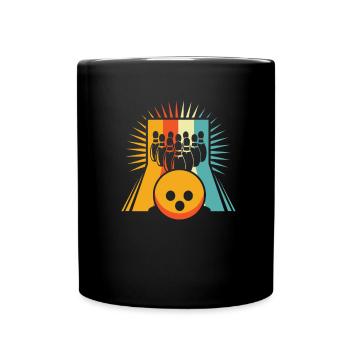 Bowling Bowlen Bowler - Mug uni - noir - Devant