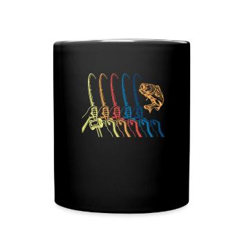 Angler Fishing - Full Colour Mug - black - Front