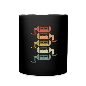 Angler Fishing - Full Colour Mug - black - Front
