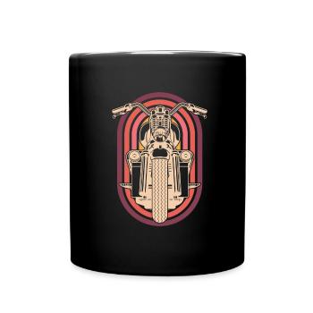 Moto Motard Motard - Mug uni - noir - Devant