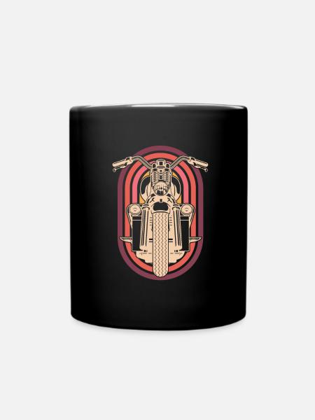 Moto Motard Motard - Mug uni - noir