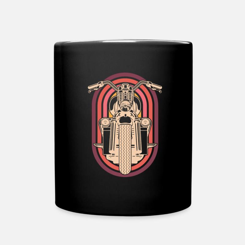 Moto Motard Motard - Mug uni - noir