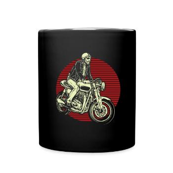 Motorrad Biker Moto Skull Moto - Mug uni - noir - Devant