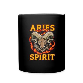 Aries Fire Fire Spirit - Full Colour Mug - black - Front